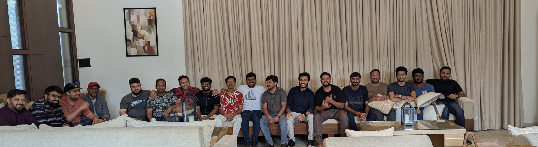 Post-hackathon team outing - Enlyft team members relaxing in nature and building connections during the celebration event