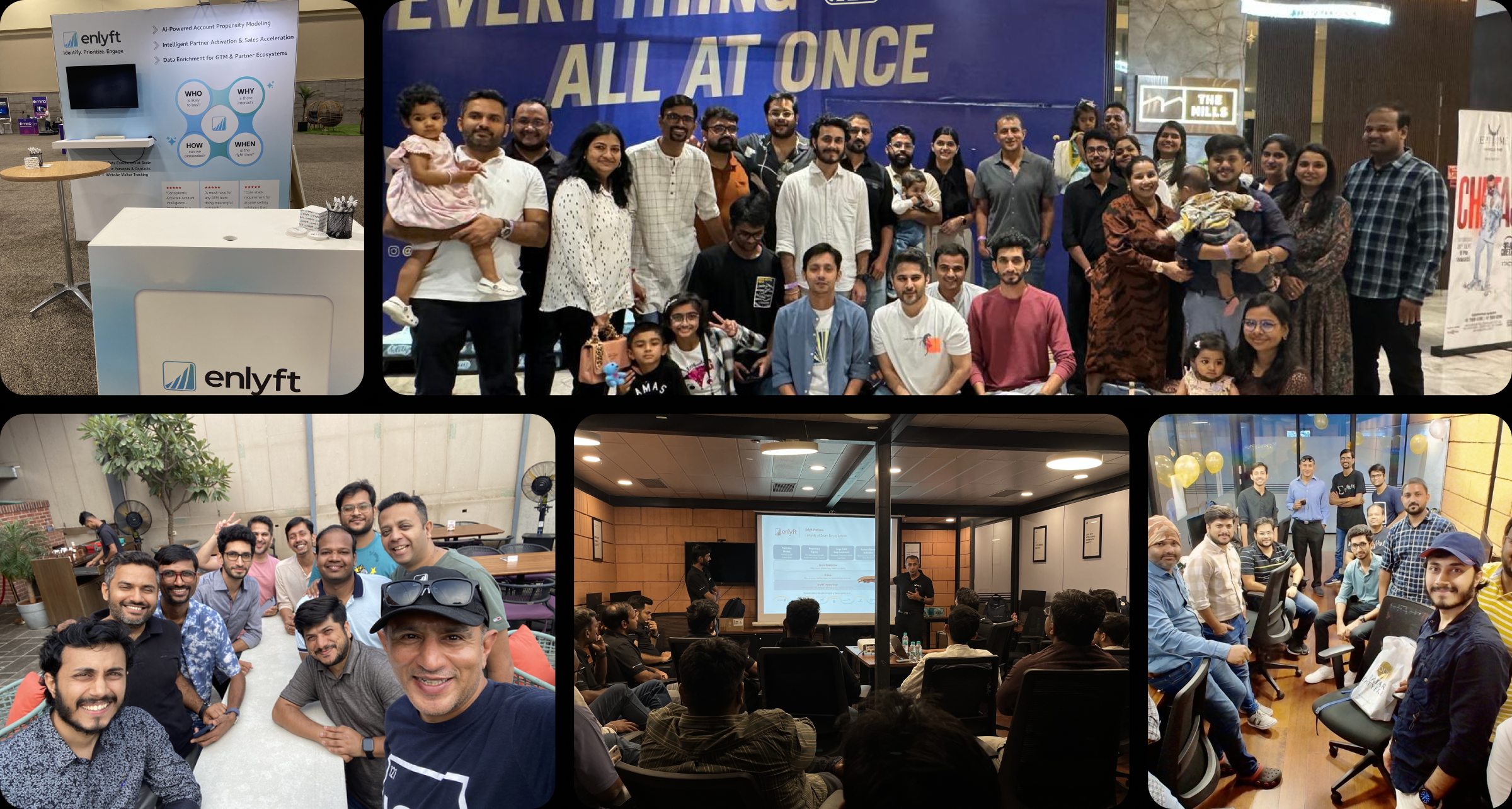 Enlyft team events and gatherings